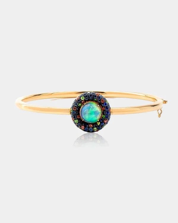 Opal with sapphires Stones S1CN1T0022
