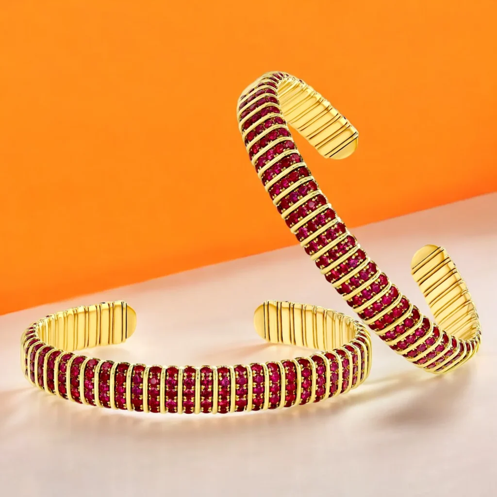 Contact 1 ruby bracelet